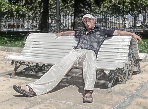 Fotografia de monoman, Chico de 60 años