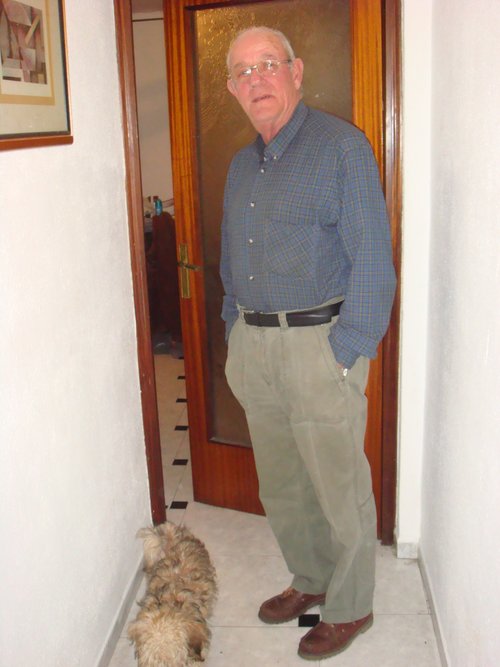 Fotografia de arenero, Chico de 84 años
